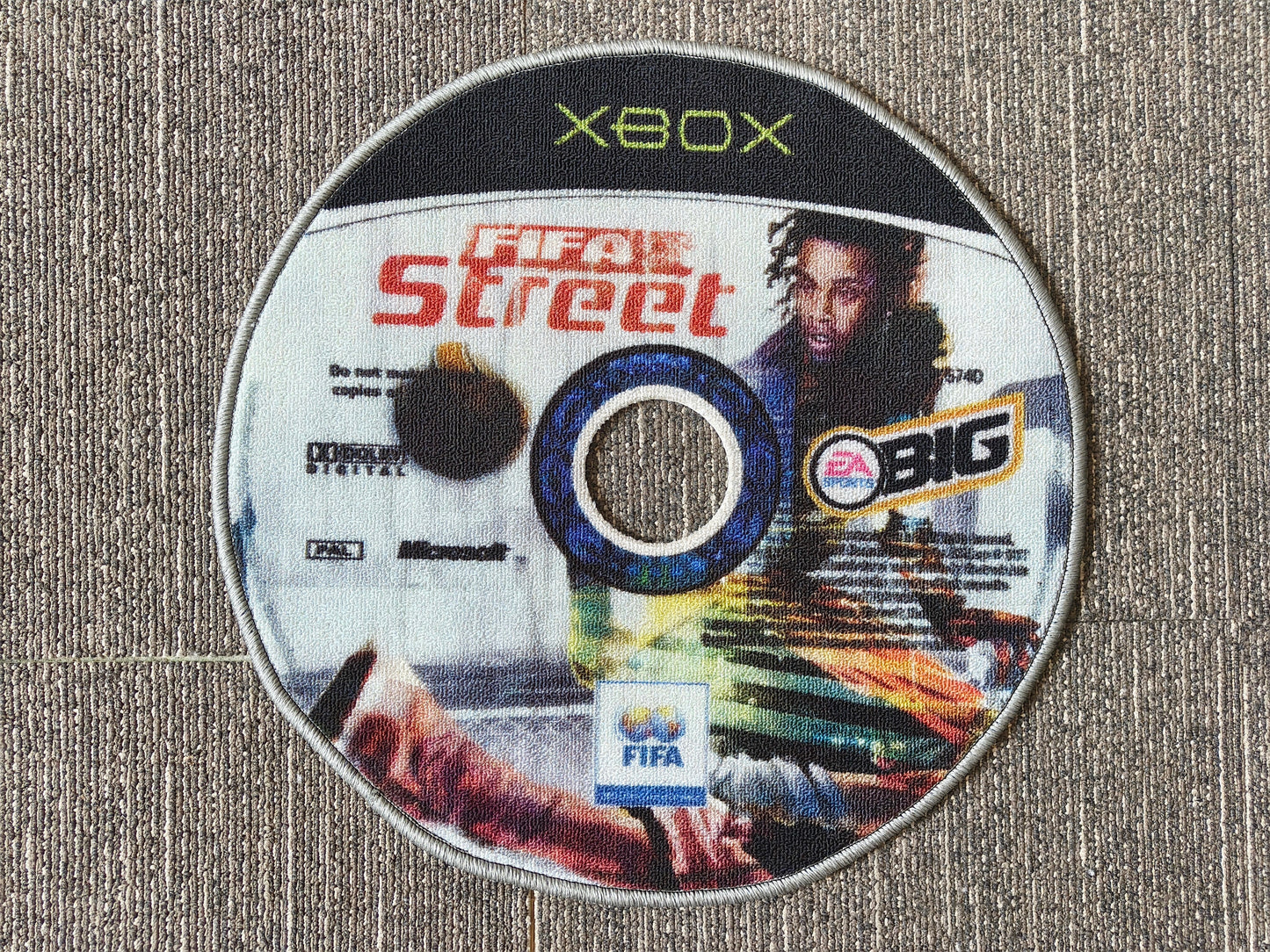 RETRO FUTBOL GAME DISC RUGS