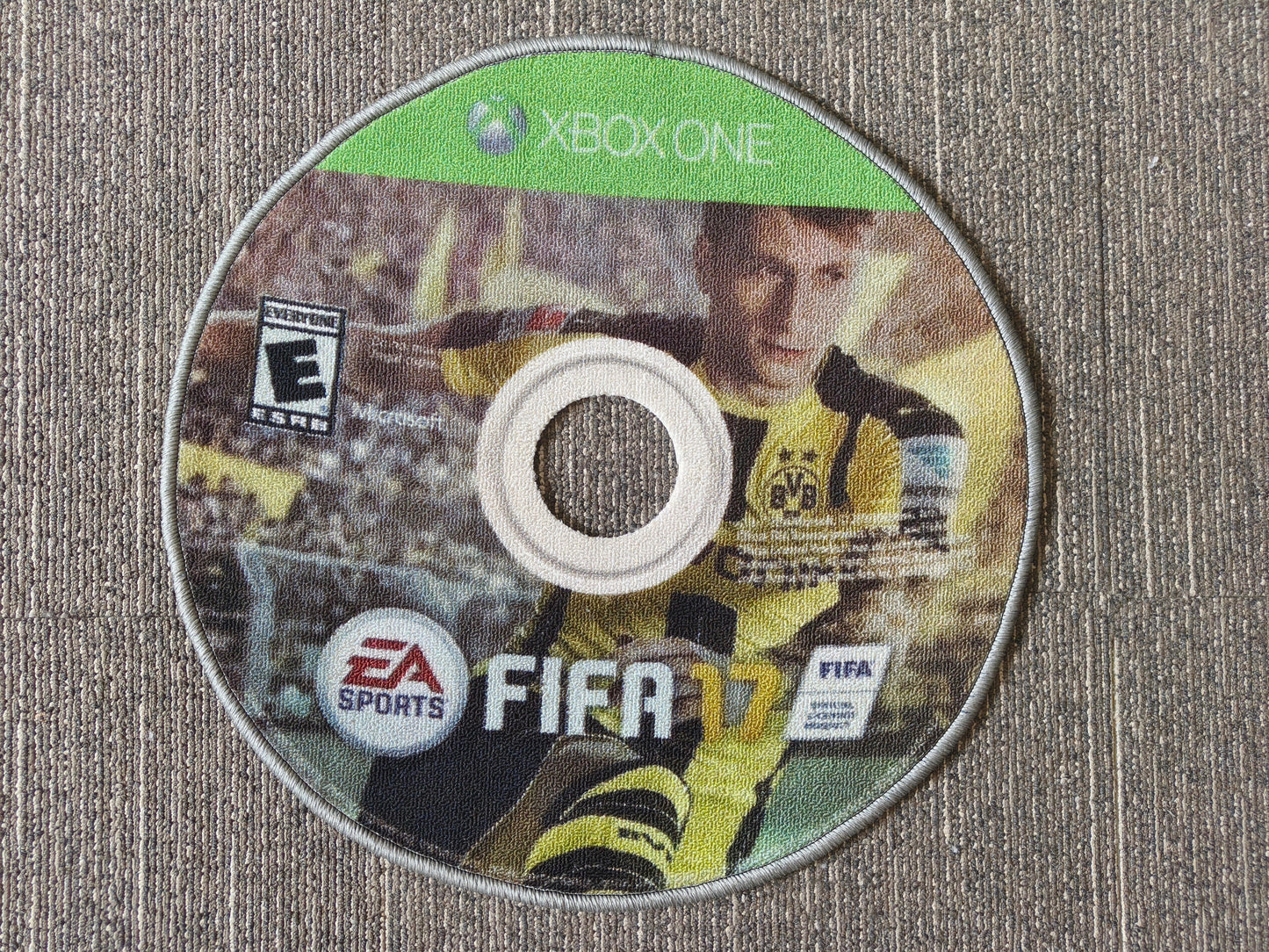 RETRO FUTBOL GAME DISC RUGS